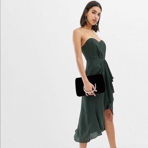 ASOS NWT Structured Midi Dress